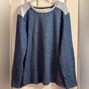 Tommy Bahama Mens Sweatshirt Large Cotton Blend Crewneck Pullover Lightweight